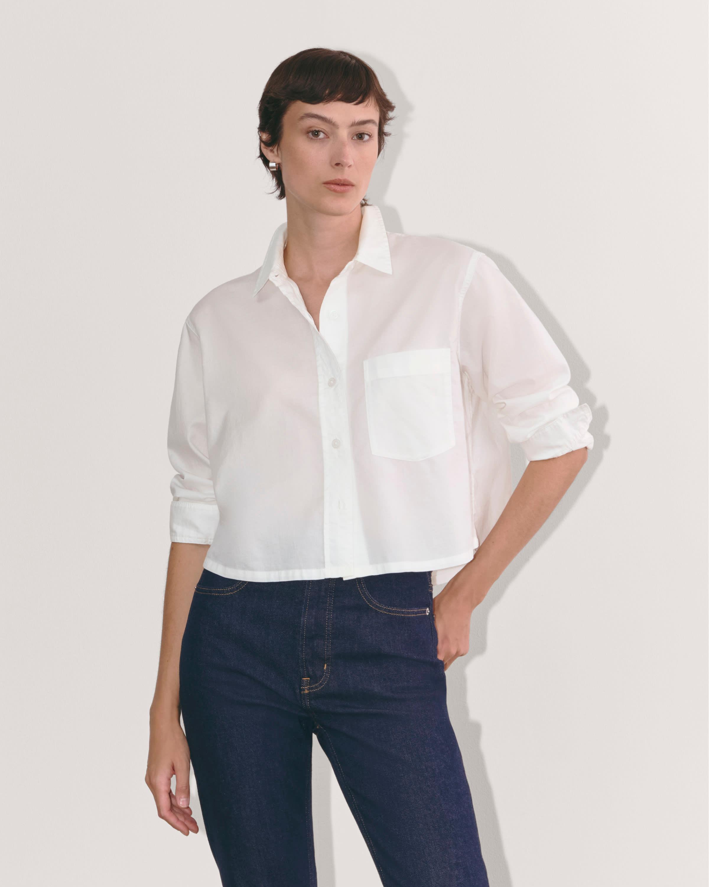 The Way-Short Shirt in Silky Cotton Product Image