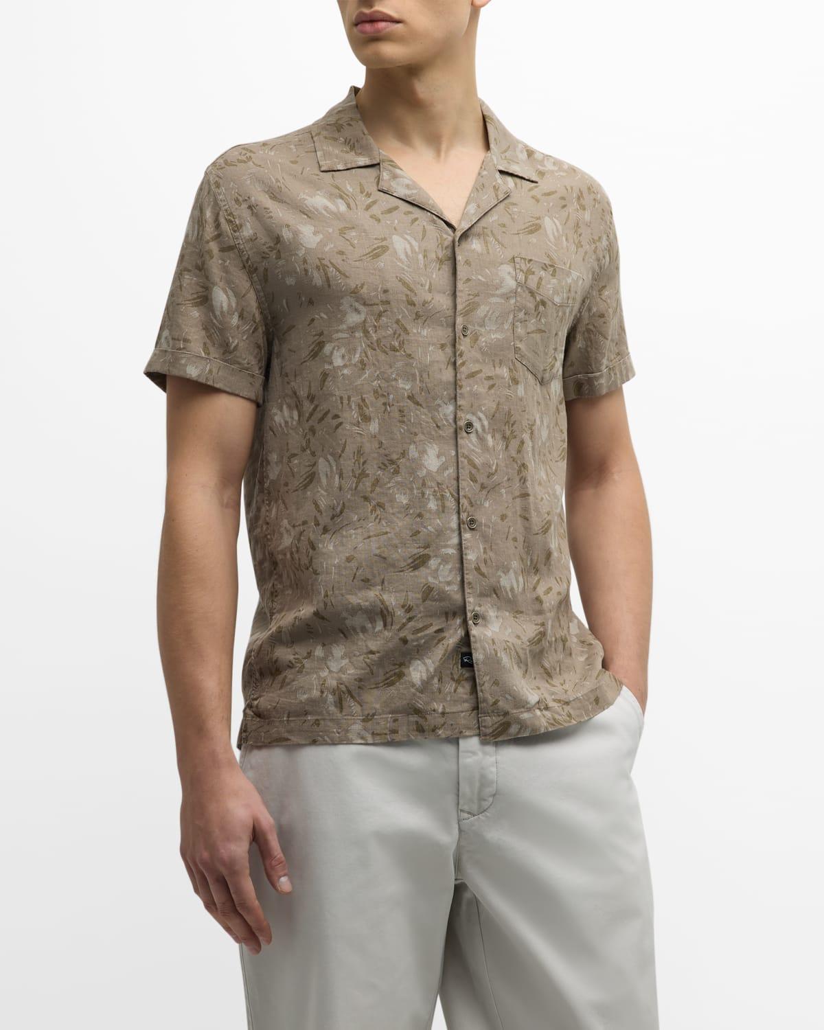 Mens Dresden Abstract-Print Shirt Product Image