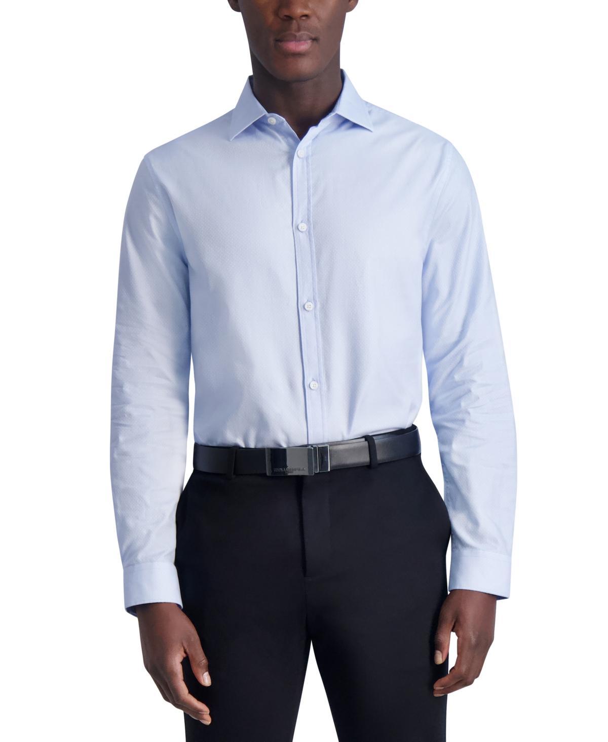 Karl Lagerfeld Paris Mens Slim-Fit Diamond Woven Shirt Product Image