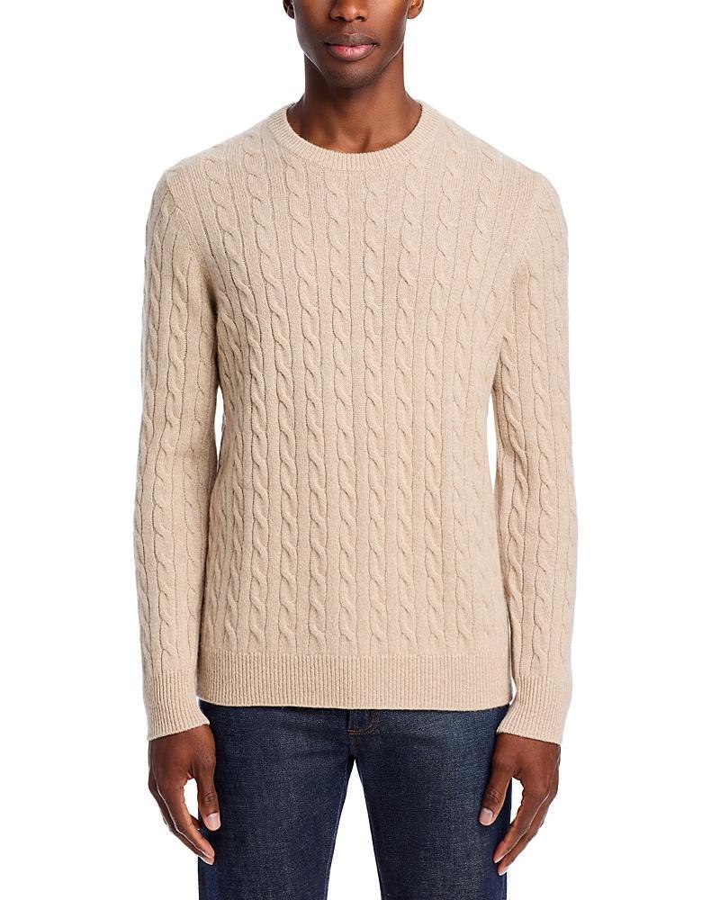 The Mens Store at Bloomingdales Cashmere Cable Knit Sweater - Exclusive Product Image