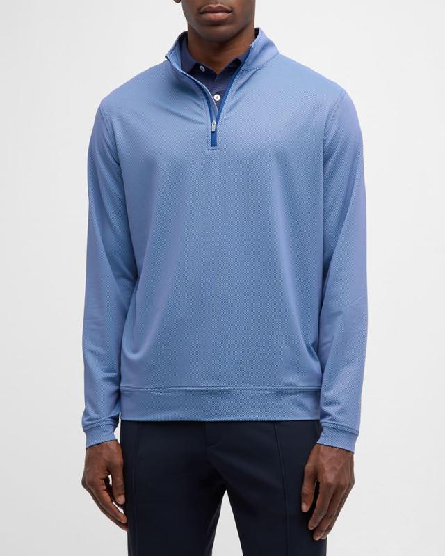 Mens Perth Birdseye Performance Quarter-Zip Sweater Product Image