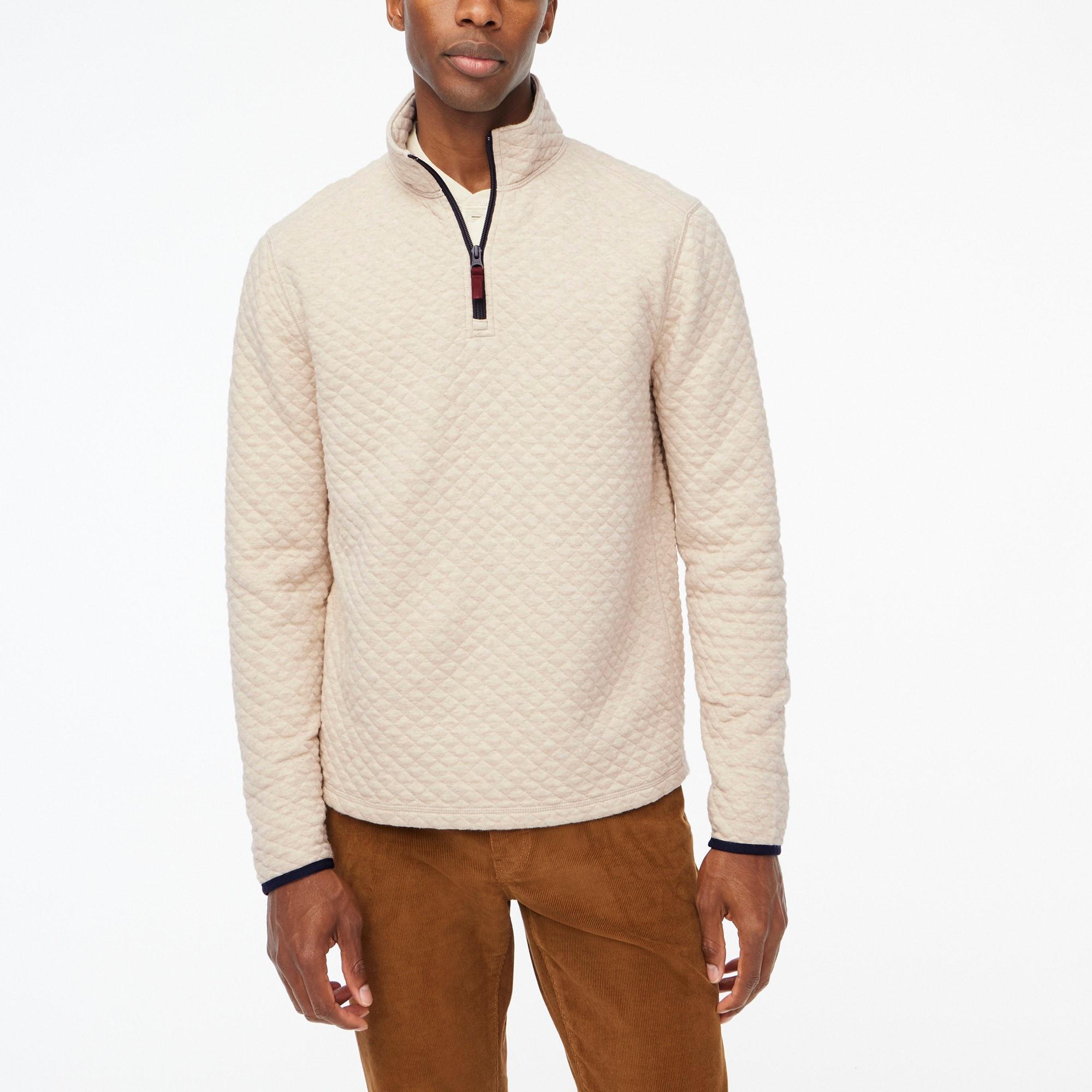 Quilted half-zip product image