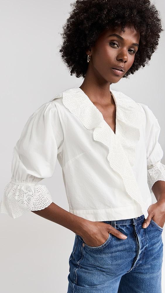 POSSE Beryl Cross Over Blouse | Shopbop Product Image