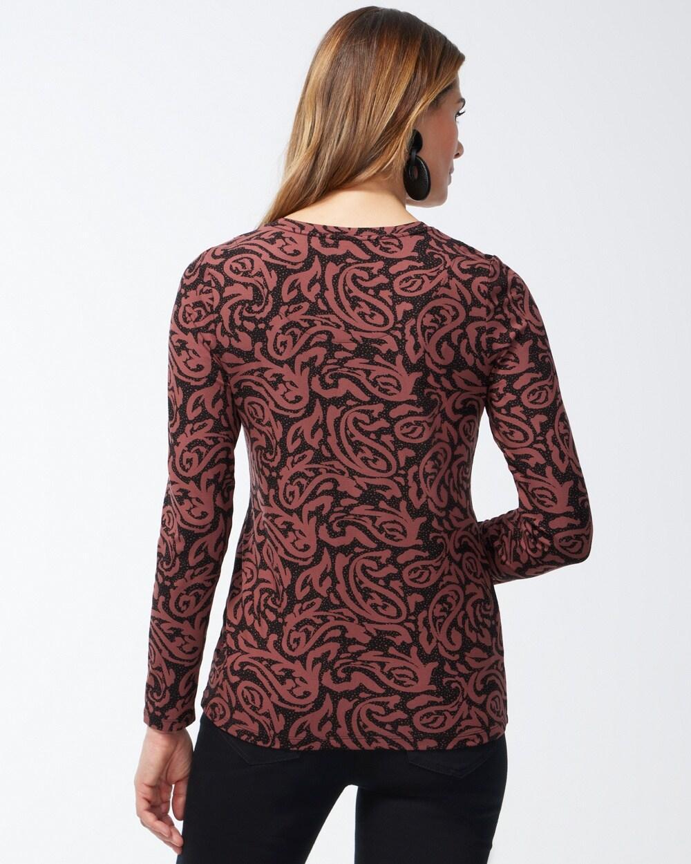 Touch of Cool Paisley Layering Tee Product Image