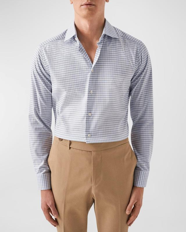 Mens Slim Fit Check Shirt Product Image