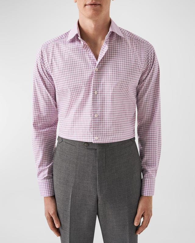 Mens Slim Fit Check Shirt Product Image