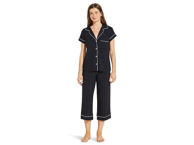 Eberjey Gisele Short Sleeve Crop Pajama Set Product Image