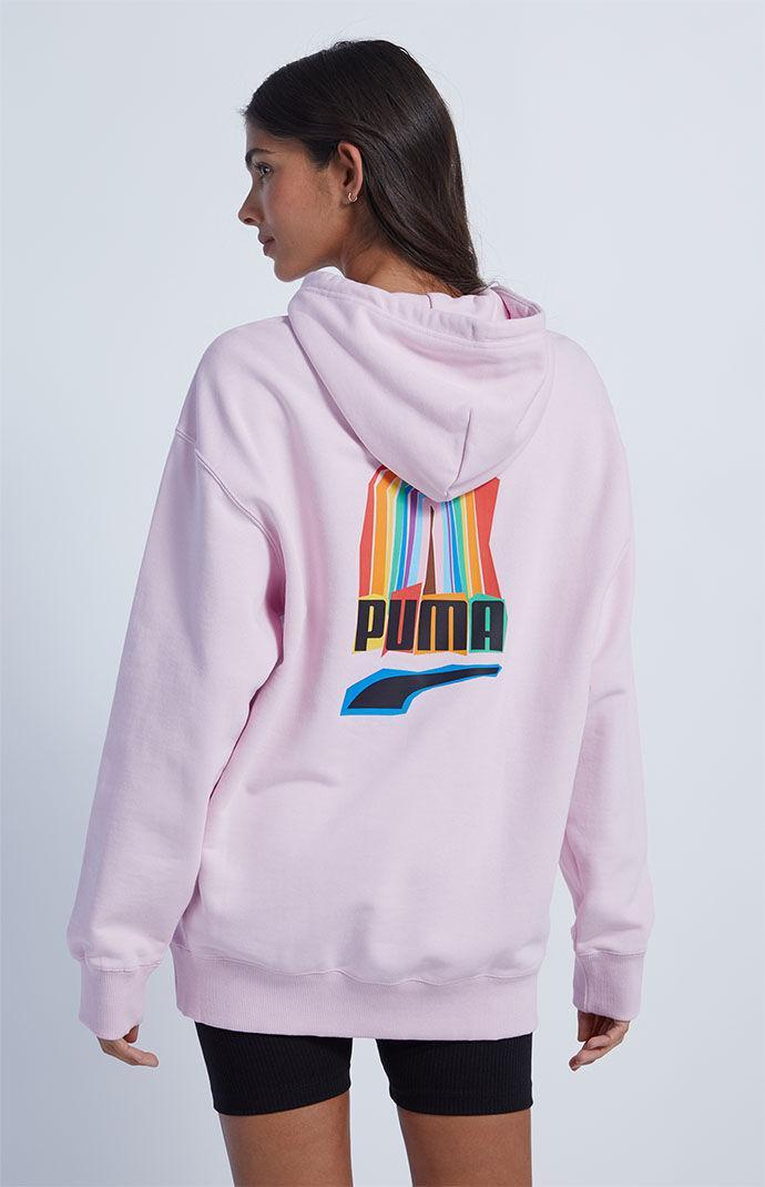 Puma Womens Downtown Pride Hoodie - Pinkarge Product Image