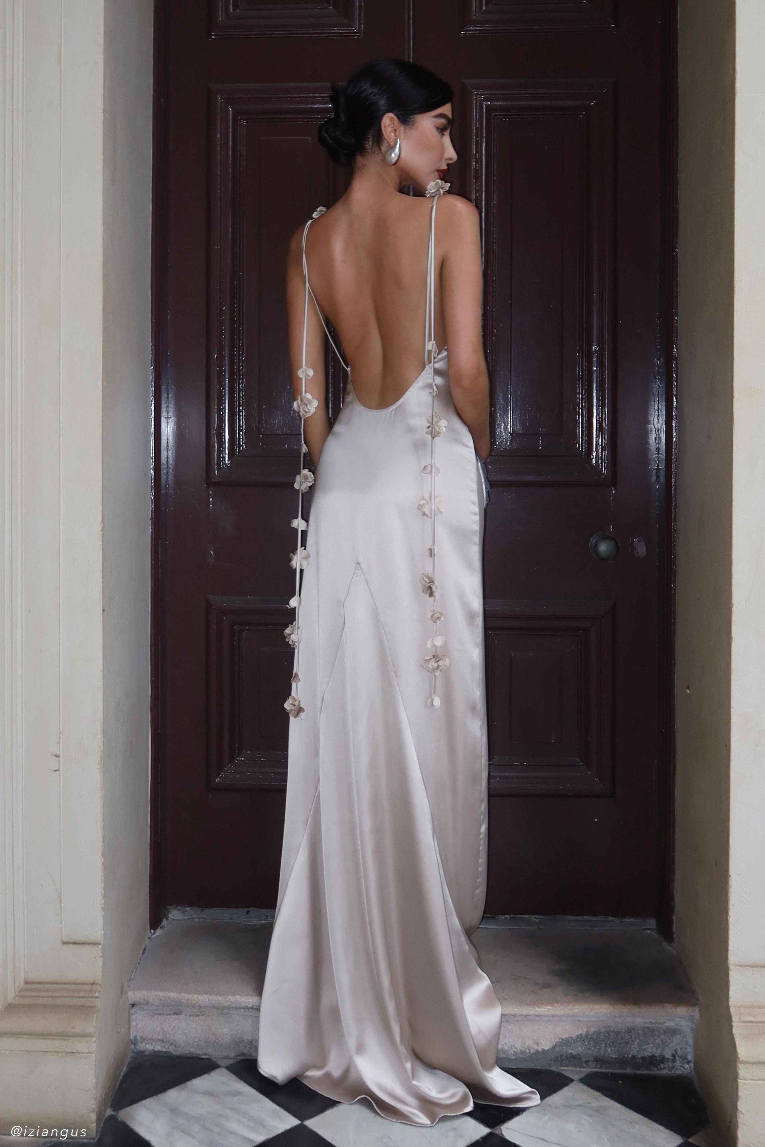 Elenora Rose Gown - Champagne Product Image