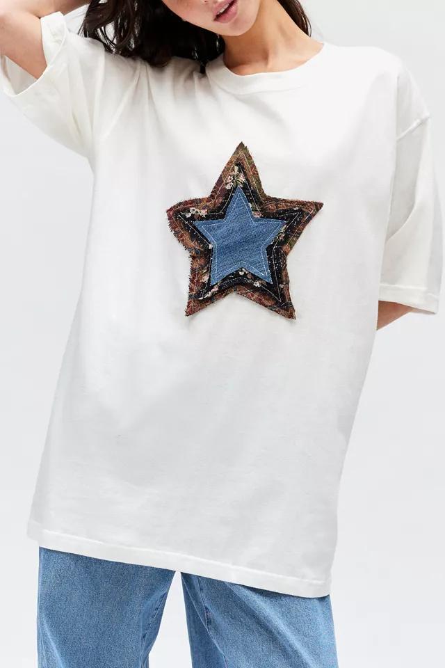 Urban Renewal Remade Layered Star Applique Tee Product Image