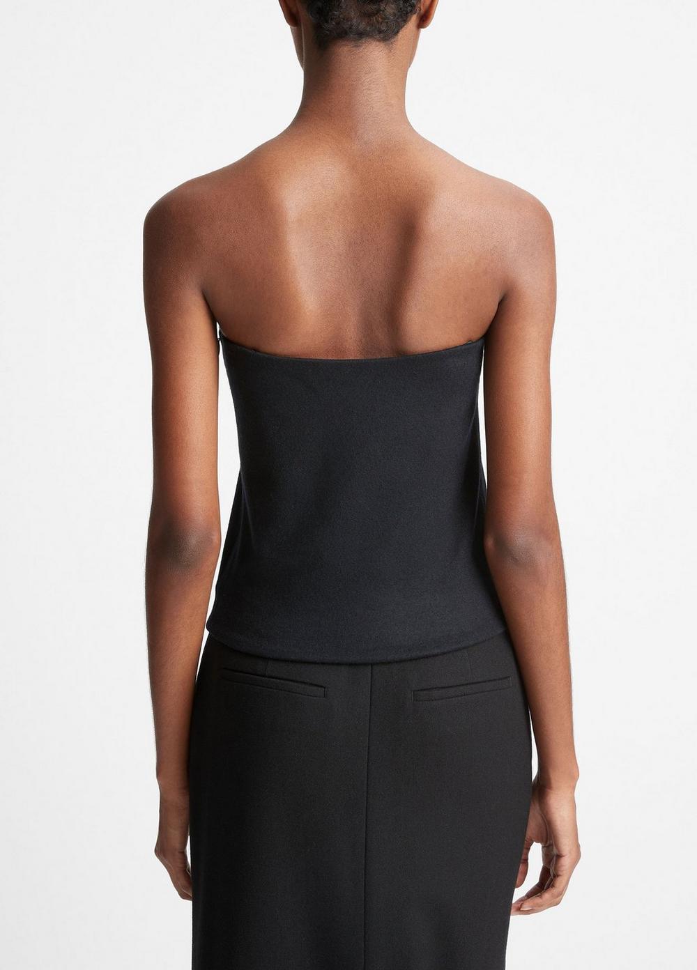 Wool-Blend Strapless Top Product Image