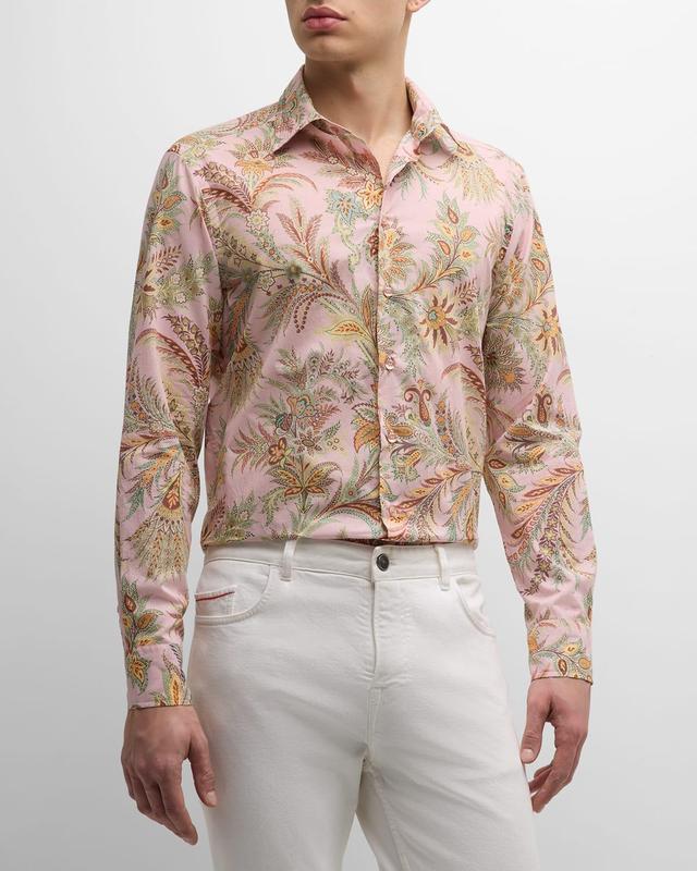 Mens Floral Paisley Sport Shirt Product Image