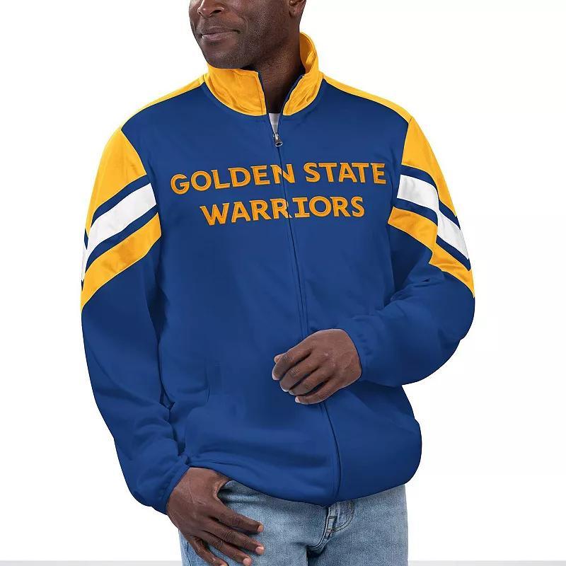 Mens G-III Sports by Carl Banks Royal Golden State Warriors Game Ball Full-Zip Track Jacket Product Image