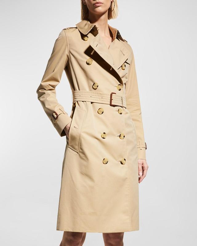 Womens Kensington Belted Double-Breasted Coat Product Image