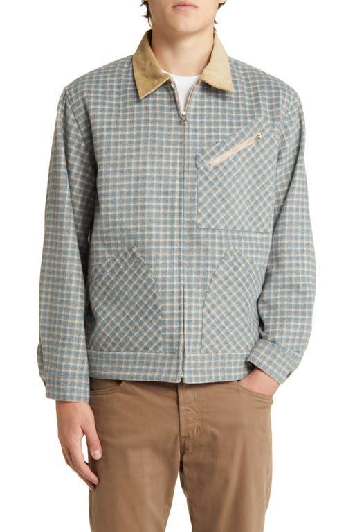 Rails Ketter Check Wool Blend Zip-Up Barn Jacket Product Image