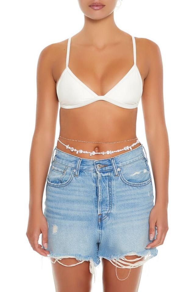 Layered Faux Pearl Belly Chain | Forever 21 Product Image