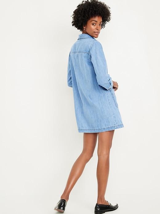 Jean Popover Shirt Dress Product Image