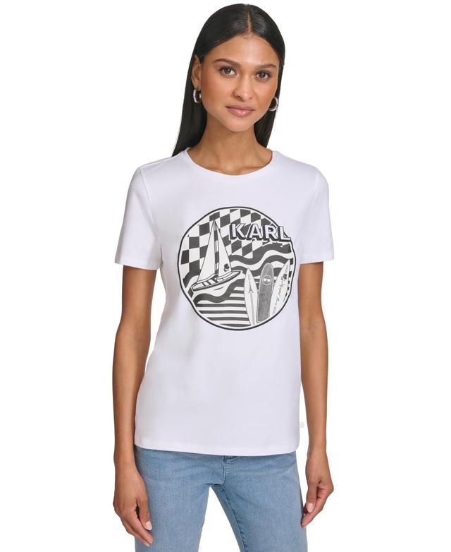 Women's Surfer Graphic T-Shirt Product Image