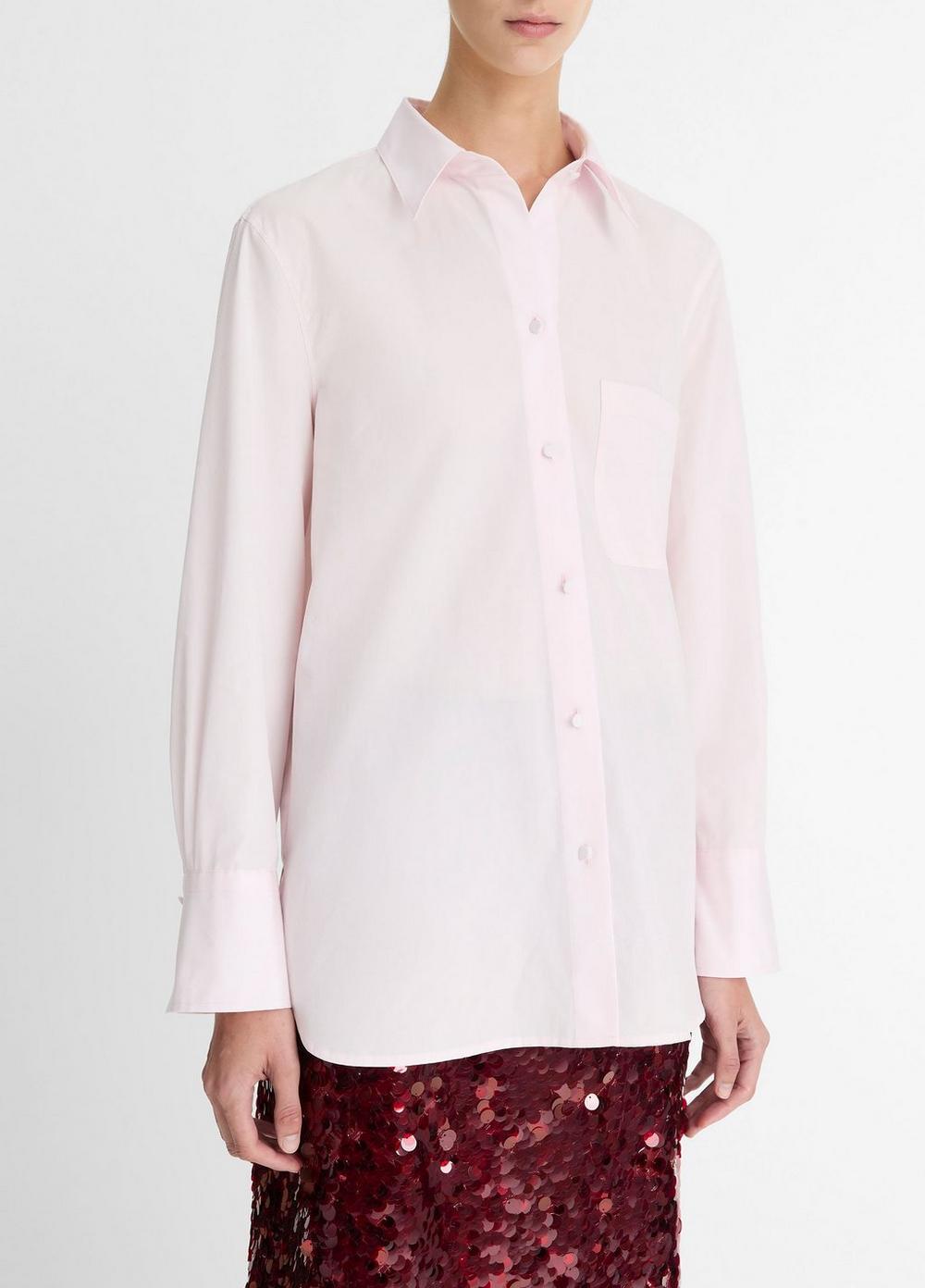 Cotton Relaxed Straight Shirt Product Image