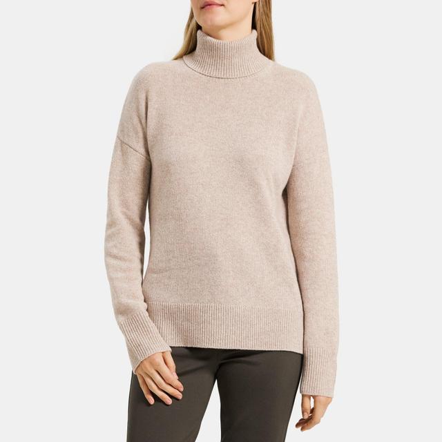 Cashmere Slouchy Turtleneck Sweater | Theory Outlet Product Image