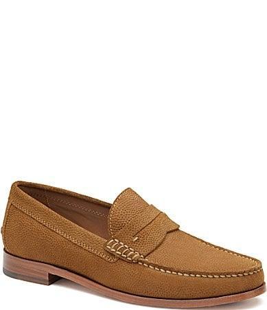 Johnston  Murphy Collection Mens Baldwin Suede Penny Loafers Product Image