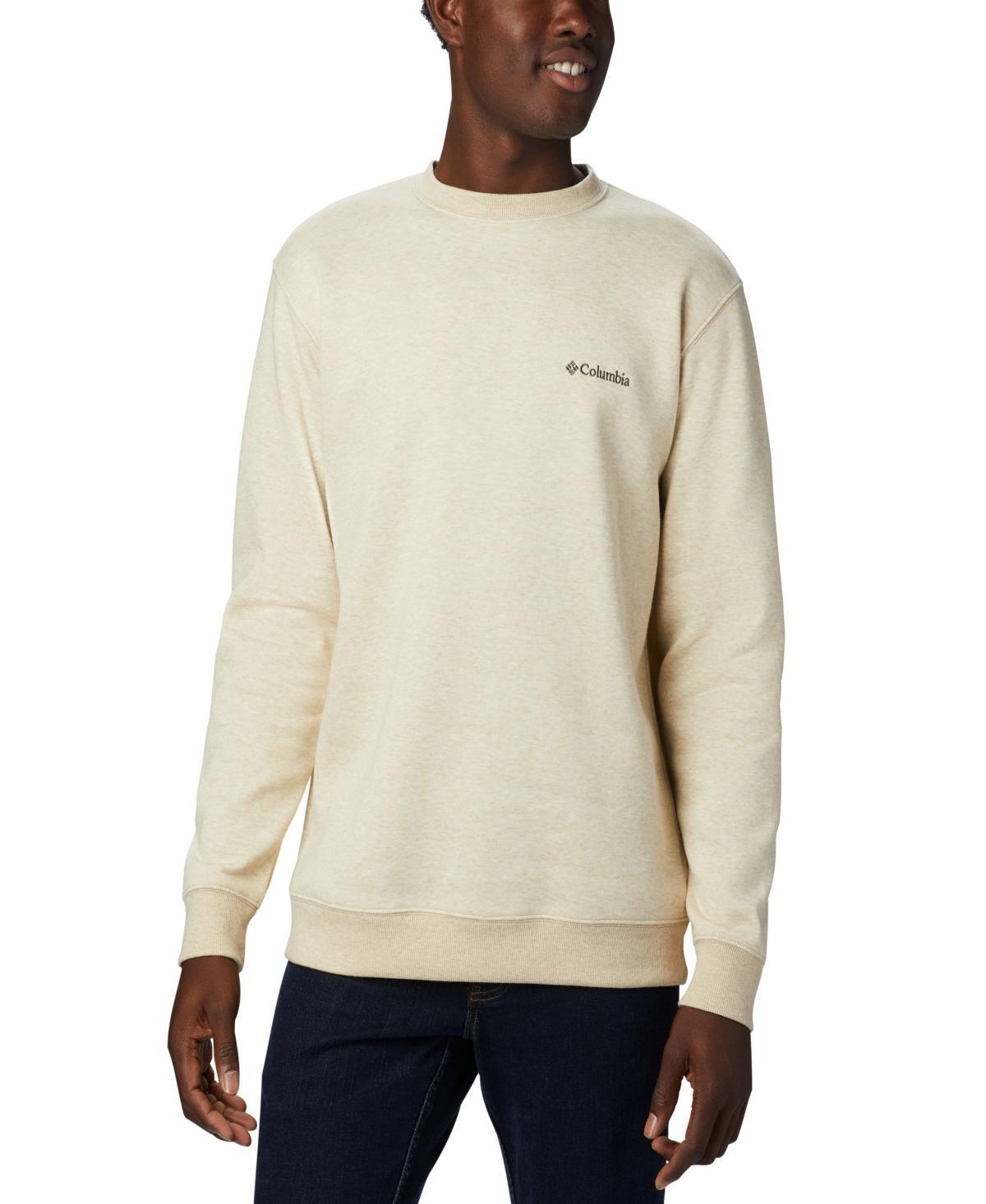 Mens Columbia Hart Mountain II Crewneck Pullover Blue Product Image