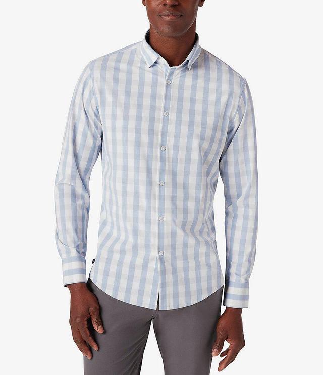 Mizzen+Main Leeward No-Tuck Performance Stretch Pelham Plaid Long Sleeve Woven Shirt Product Image