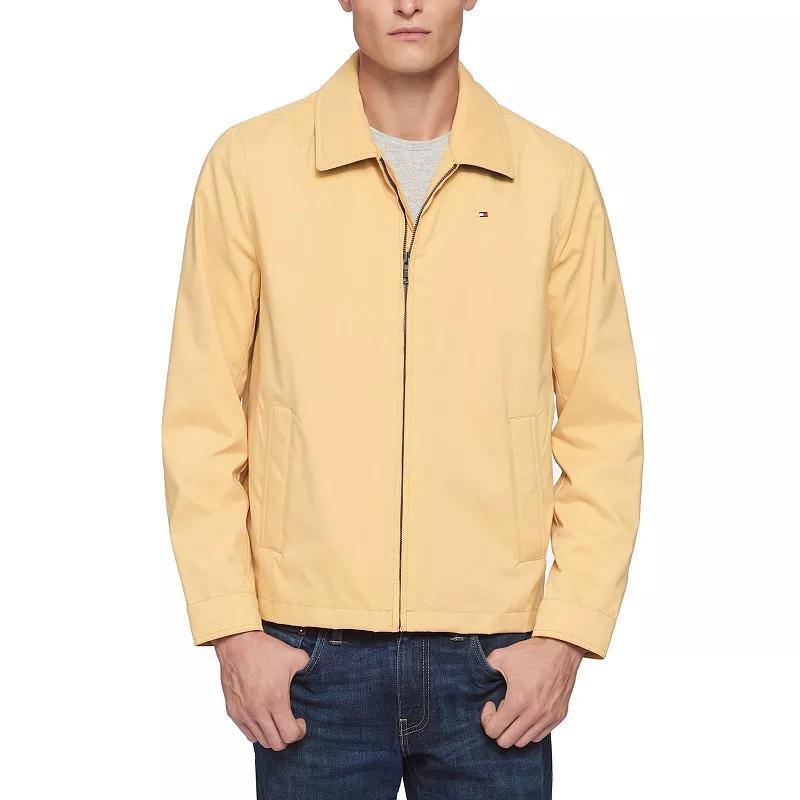 Tommy Hilfiger Mens Classic Front-Zip Filled Micro-Twill Jacket Product Image