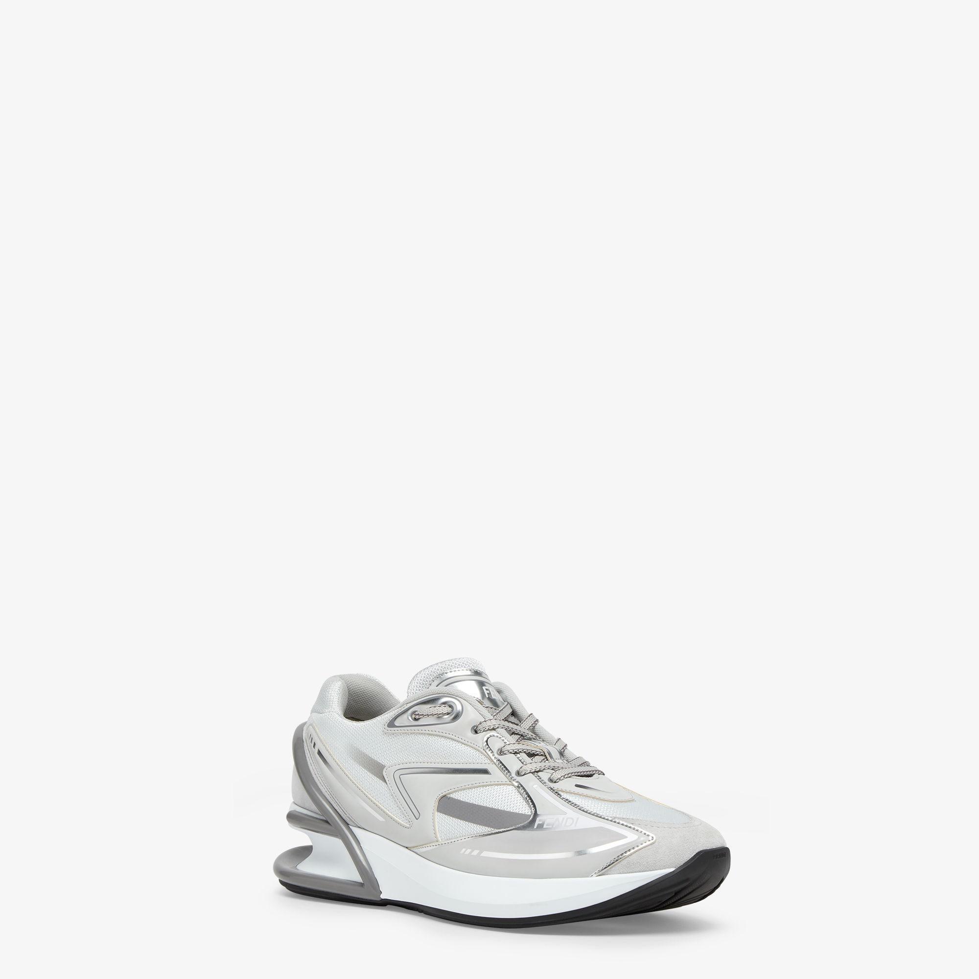 First 1Gray fabric trainers Product Image