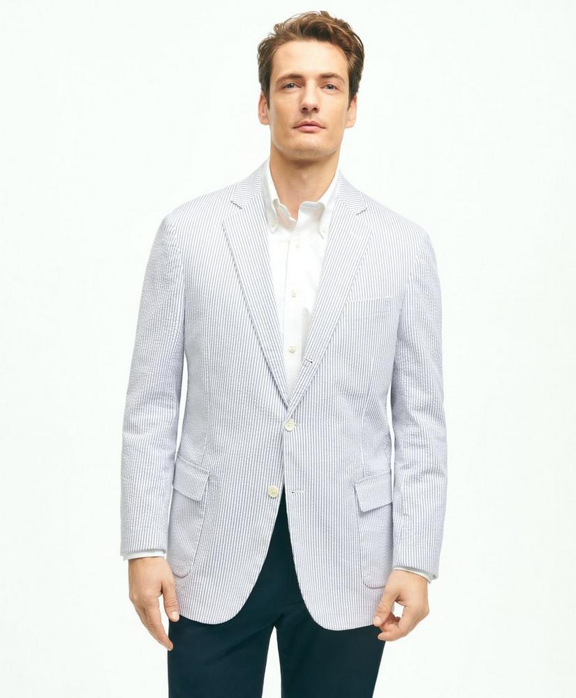 Classic Fit Stretch Cotton Seersucker Sport Coat Product Image