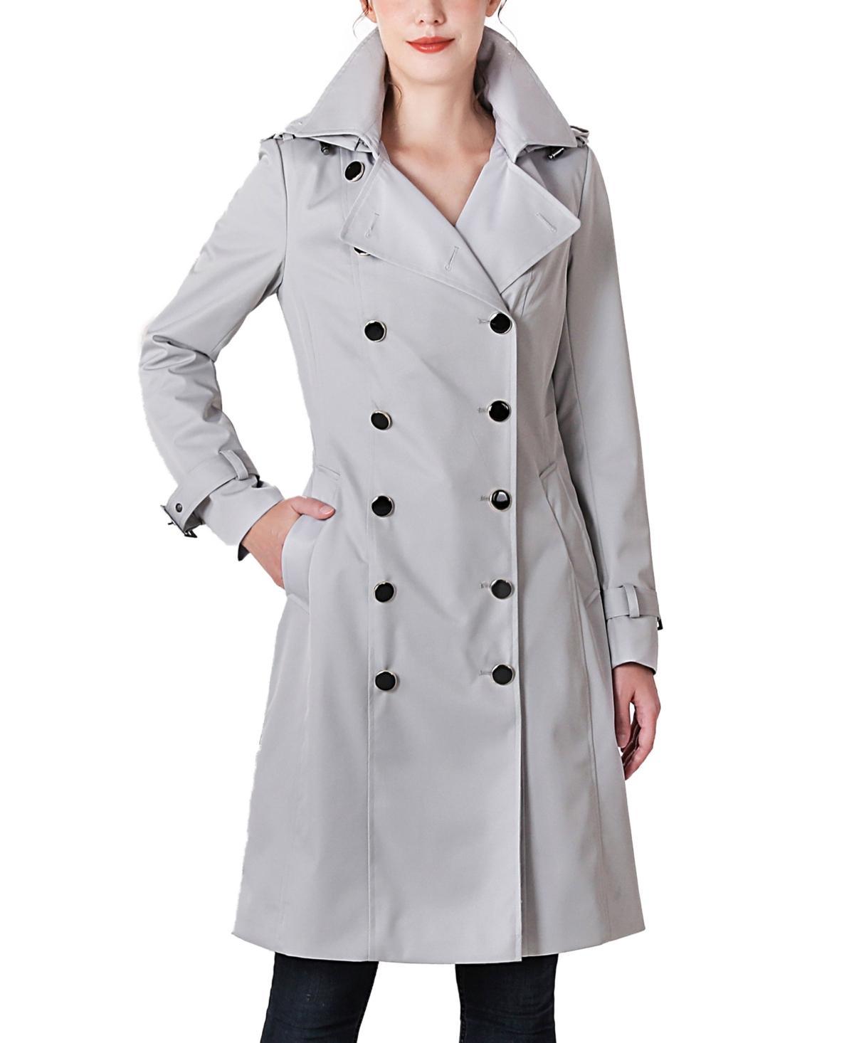 kimi + kai Womens Emma Water Resistant Hooded Trench Coat Product Image