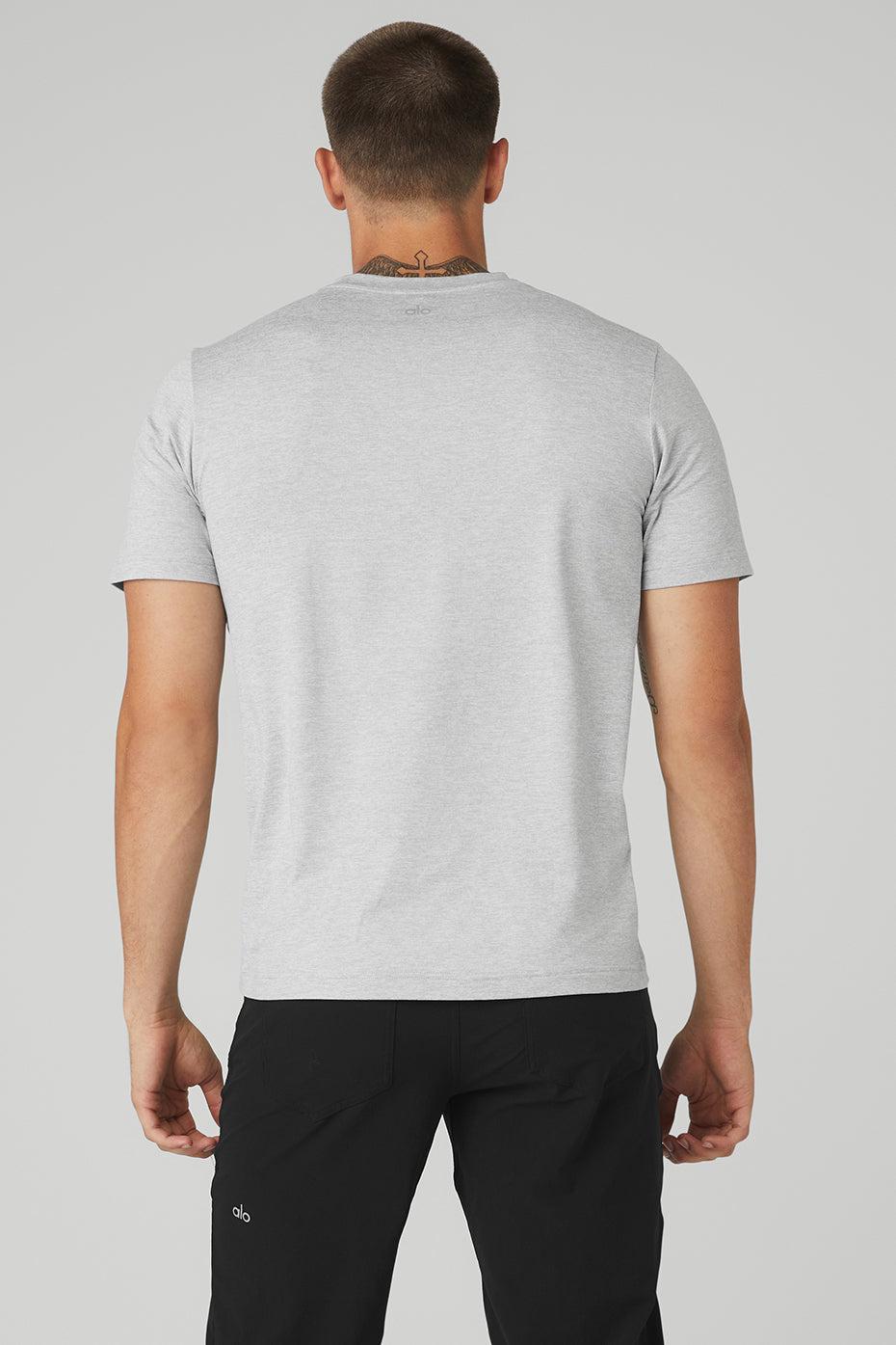 Conquer Reform Crewneck Short Sleeve - Athletic Heather Grey Product Image