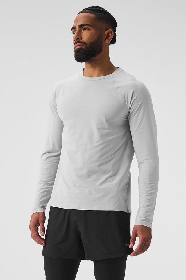 Idol Long Sleeve Performance Tee - Titanium Male Product Image