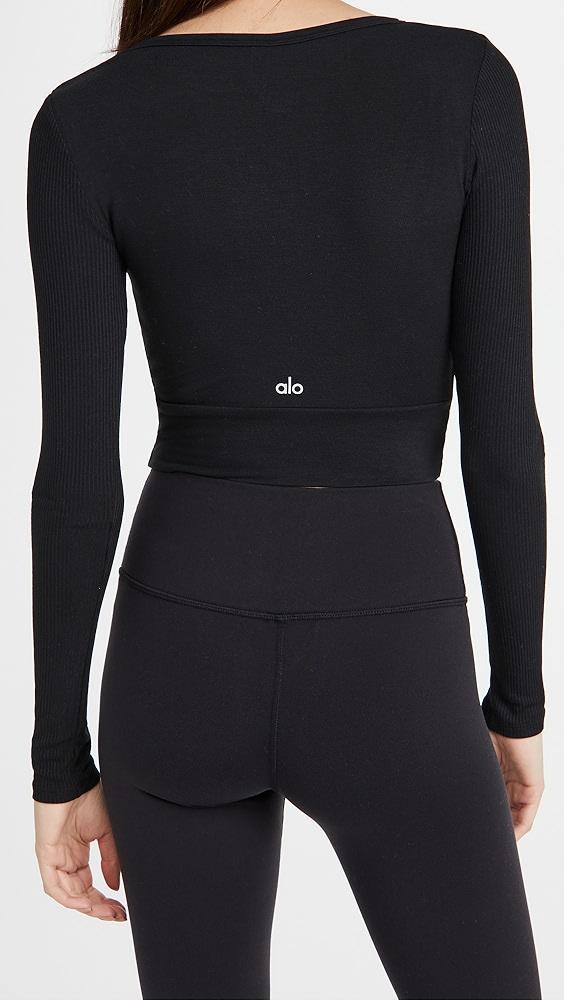 Alo Yoga Cover Long Sleeve Top | Shopbop Product Image