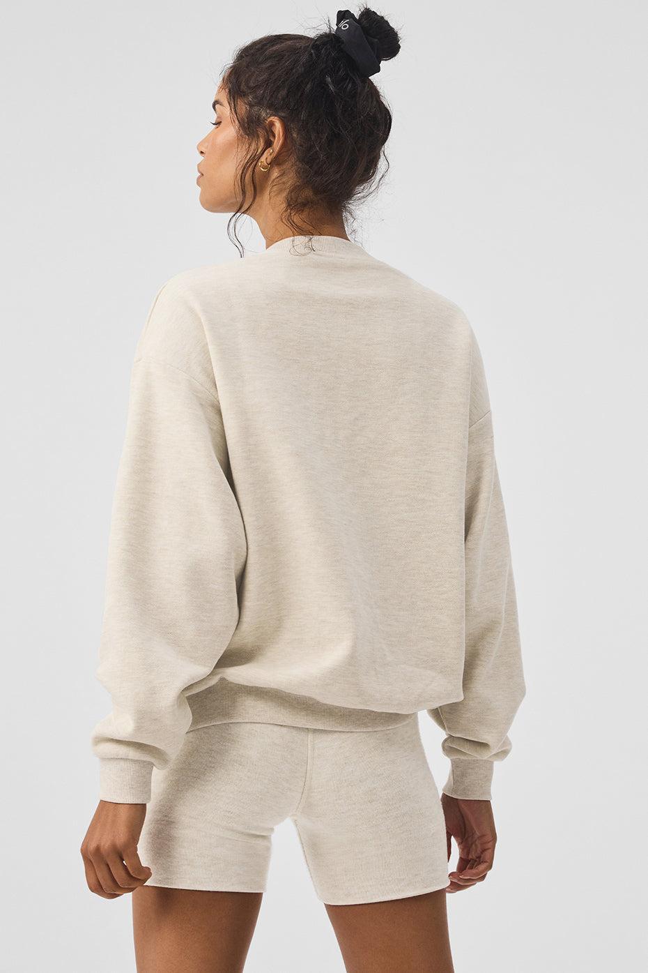 Accolade Crew Neck Pullover - Oatmeal Heather Female Product Image