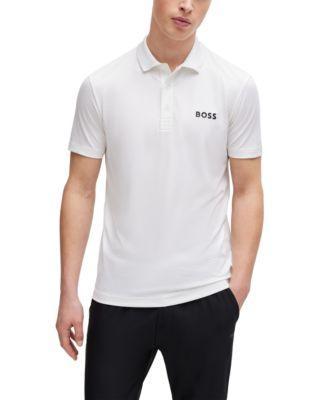 Boss by Hugo Boss Mens Contrast Logo Polo Shirt Product Image