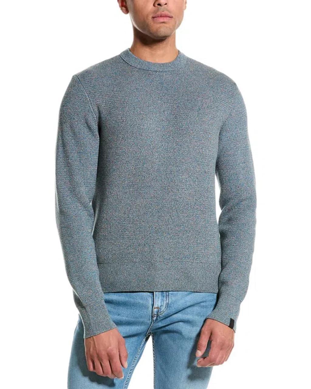 Dexter Marl Crewneck Sweater In Blue Product Image