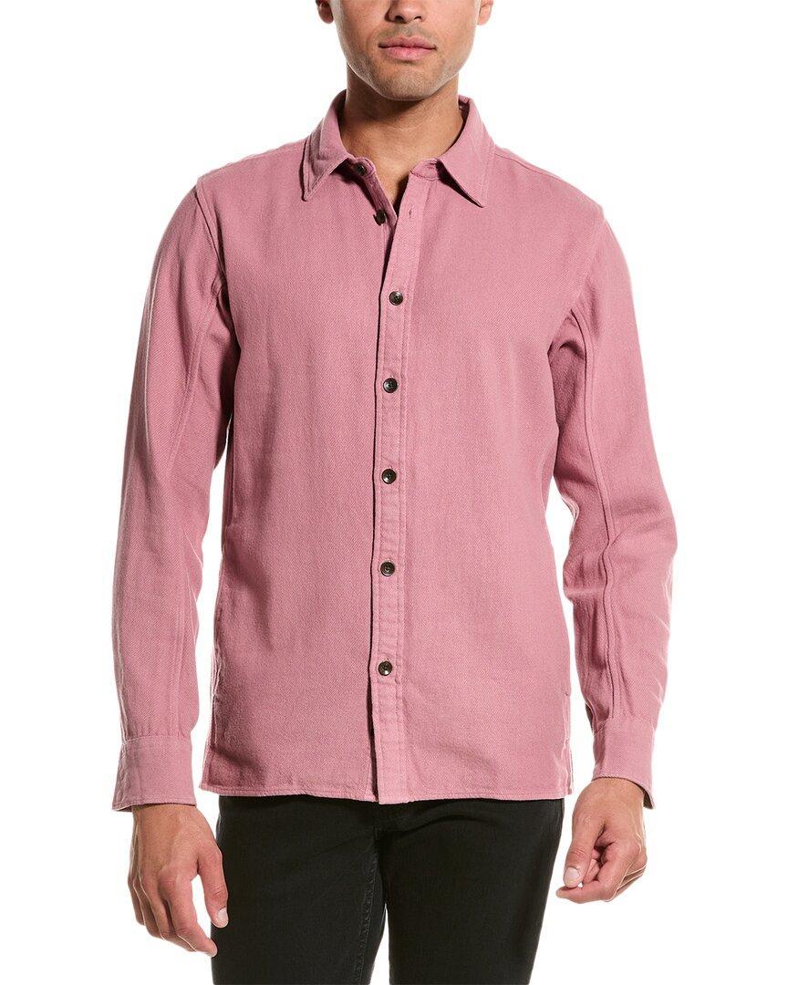 RAG & BONE Austin Heavy Twill Shirt In Pink Product Image