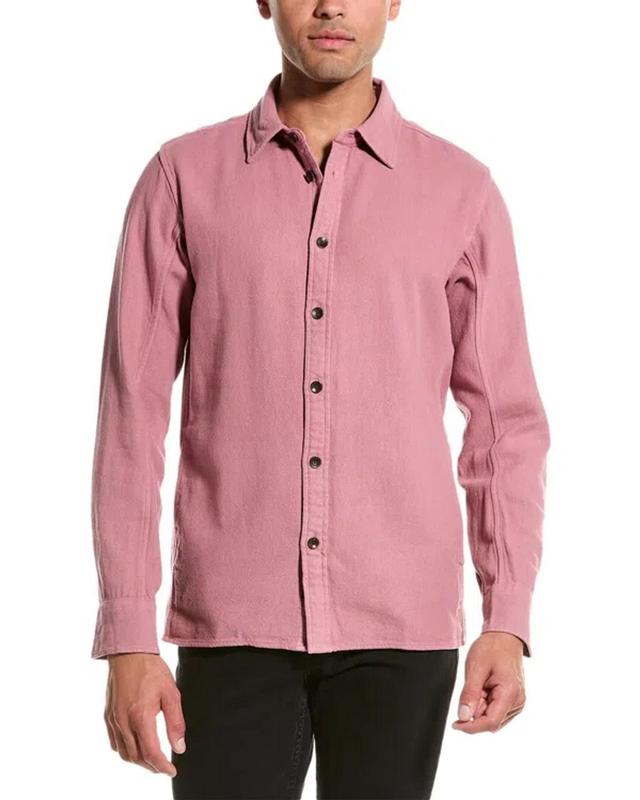 RAG & BONE Austin Heavy Twill Shirt In Pink Product Image