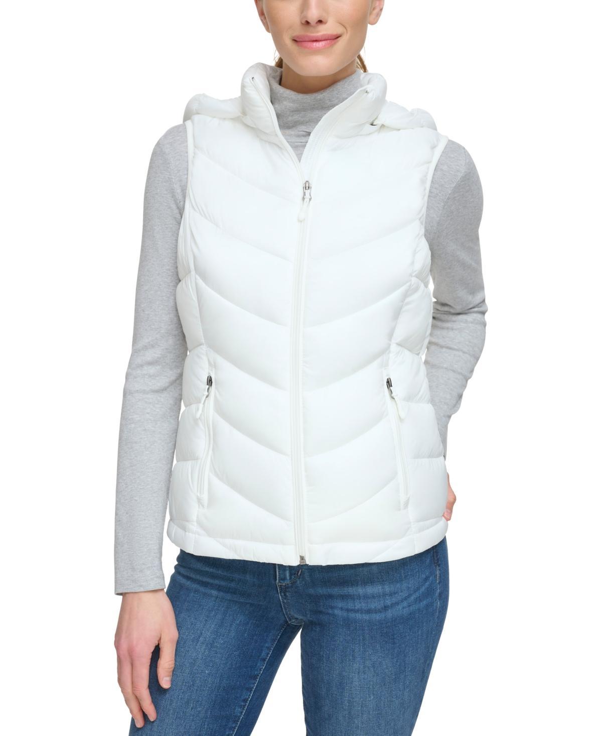 Charter Club Womens Packable Hooded Puffer Vest, Created for Macys Product Image