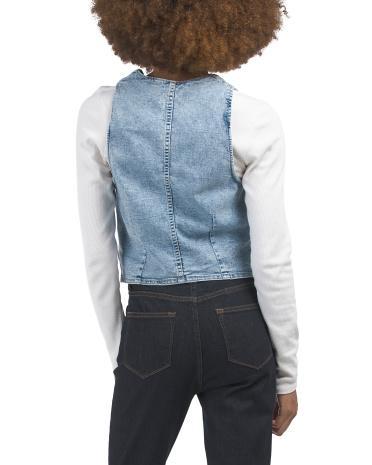 Denim Vest for Women Product Image