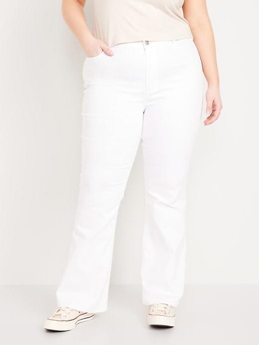 High-Waisted Wow Flare Jeans Product Image