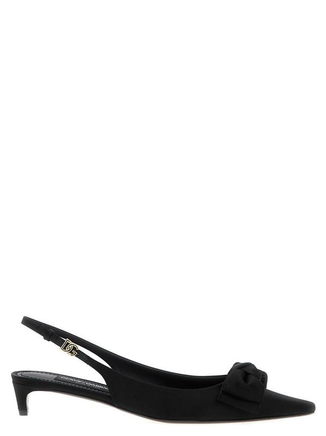 Black Slingback Heels Product Image