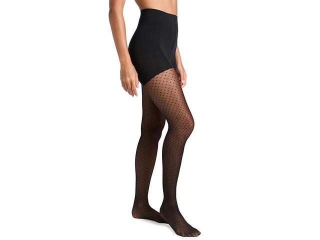 Geometric Dots Control-Top Tights Product Image