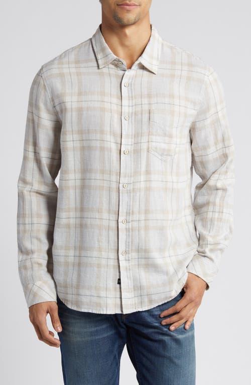 Mens Checked Cotton Long-Sleeve Shirt Product Image