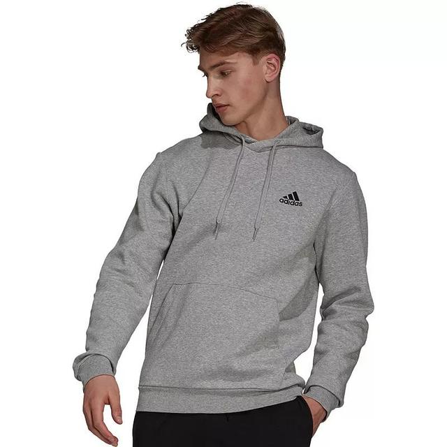 Big & Tall adidas Feel Cozy Hoodie, Mens Med Grey Product Image