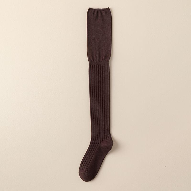 Plain Over the Knee Socks Product Image