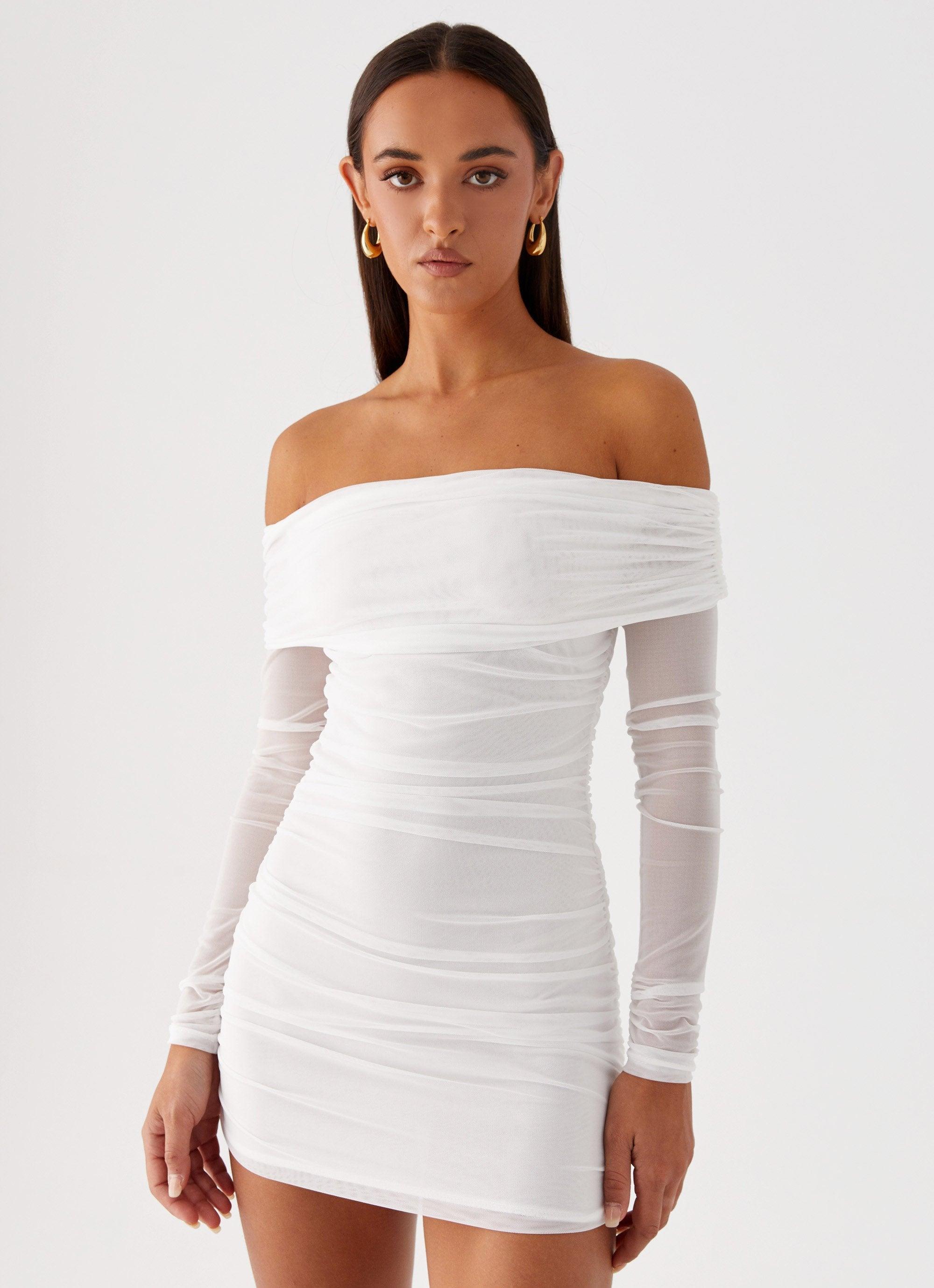 Liquid Spirit Mini Dress - White product image