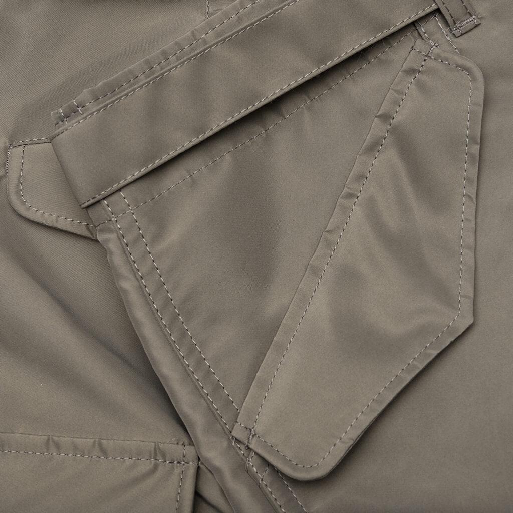 Nylon Twill Shorts - Taupe Male Product Image