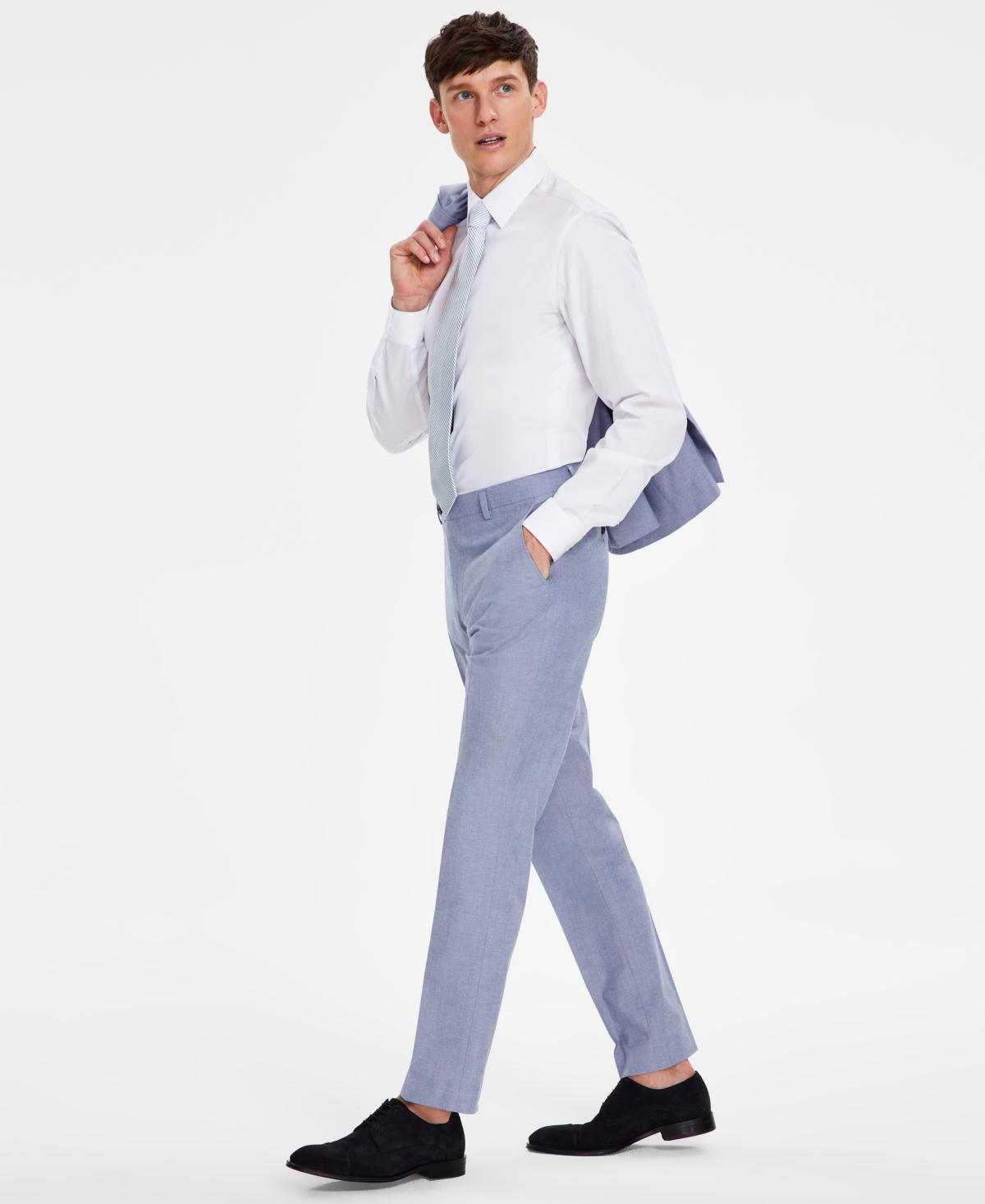 Tommy Hilfiger Mens Modern-Fit Th Flex Stretch Chambray Suit Separate Pants product image